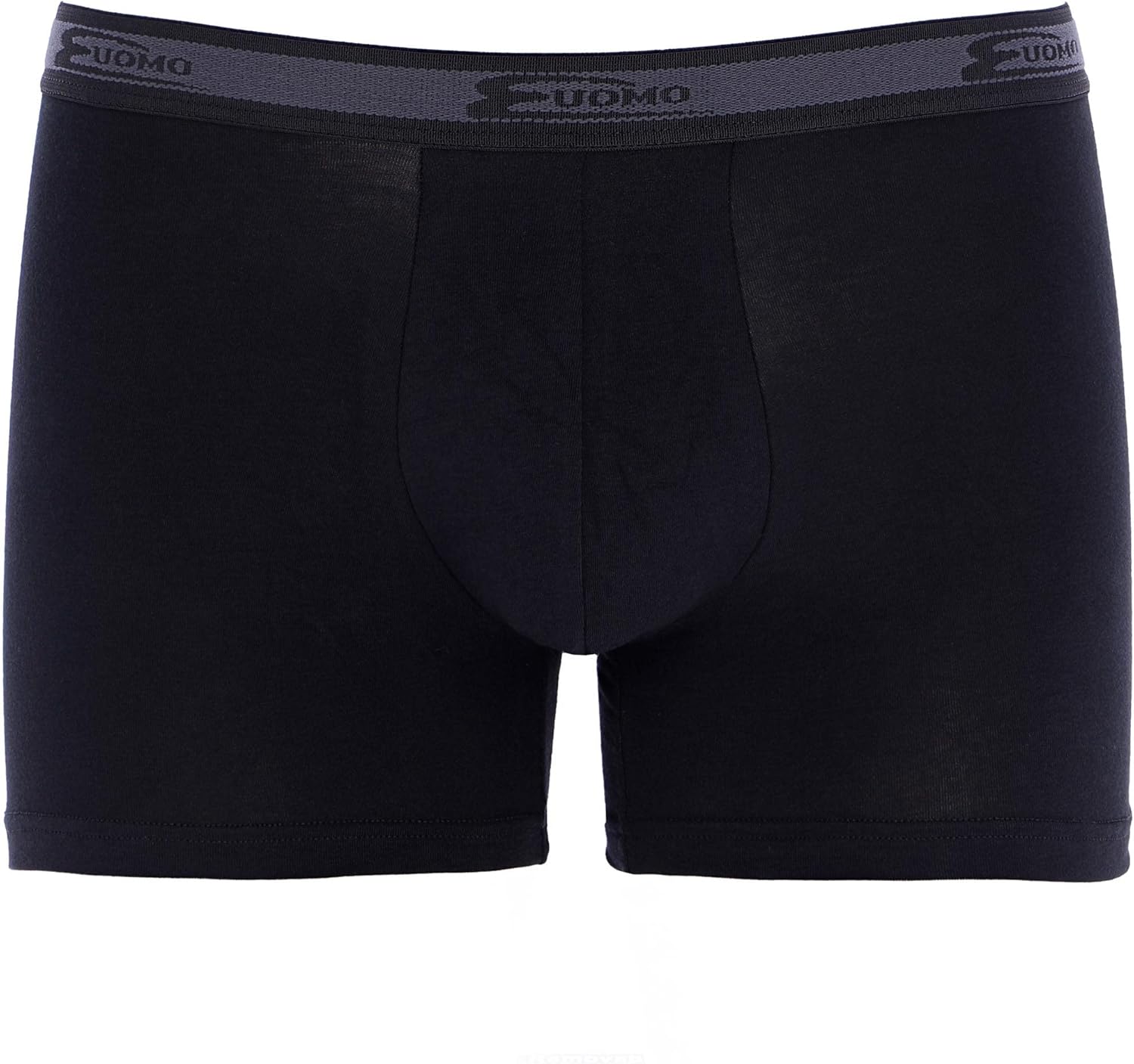 Cotonella 6 Boxer Uomo 2384 Cotone BIELASTICO Elastico Esterno Bianco E Nero 3 4 5 6 7