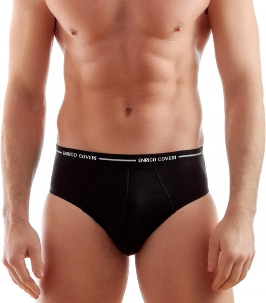 Enrico Coveri 6 Pezzi Slip Uomo in Cotone Bielastico ES1000