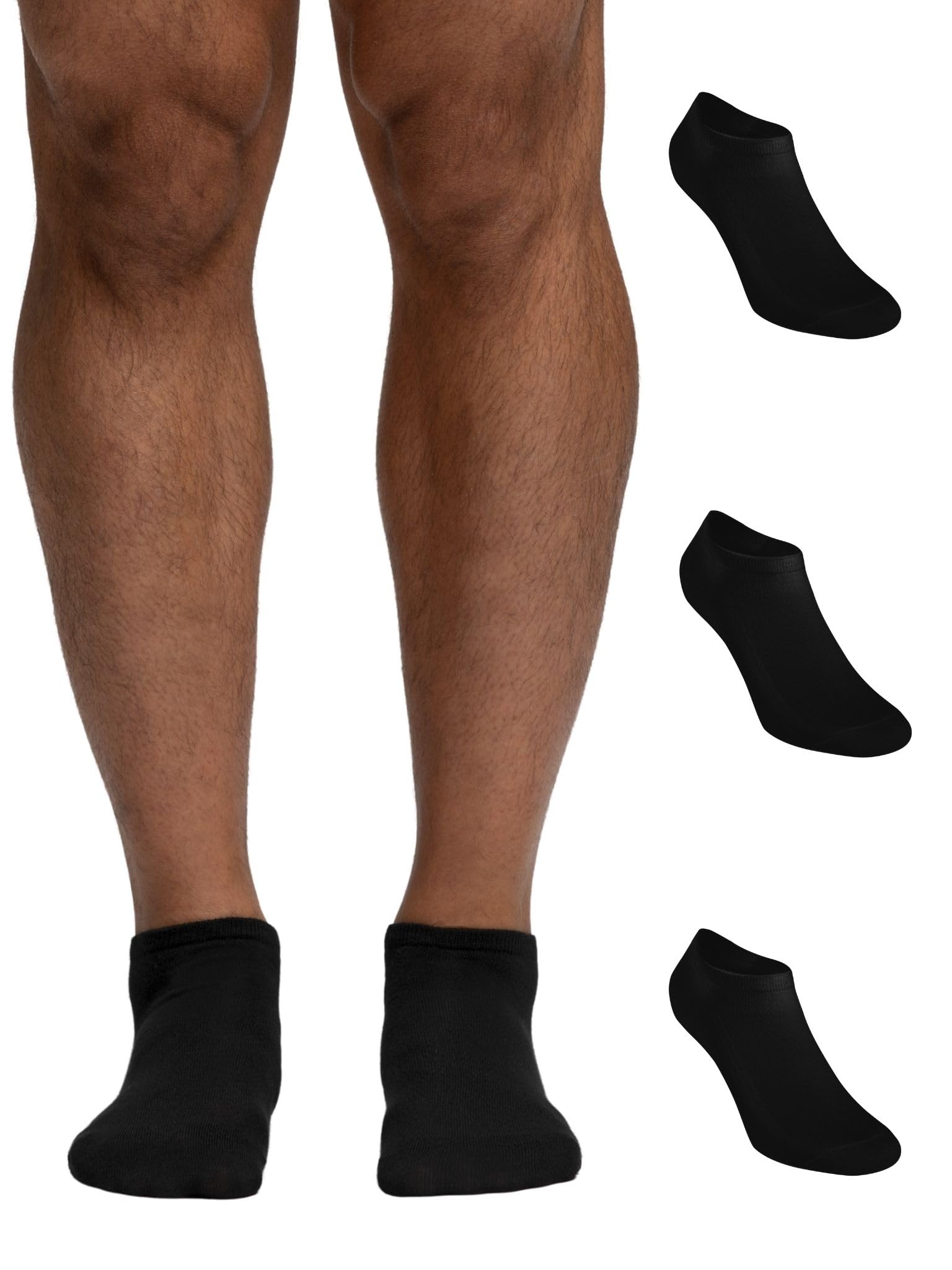 Pompea 3 Paia Calzini Uomo in Cotone, Calze Corte alla Caviglia con Punta e Tallone Rinforzati - Home Shopping Italia 