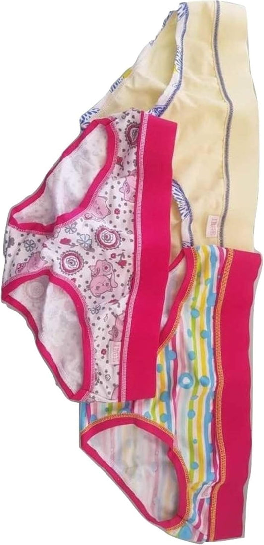 6 Slip Bimba Cotone Colori assortite e Diverse Fantasie - IRGE