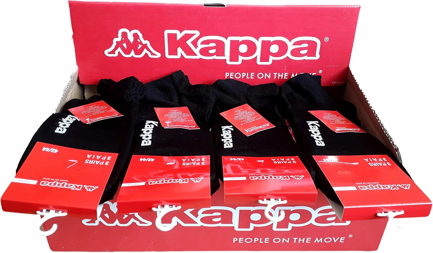 Kappa 6 Paia Calzini Fantasmini in cotone Unisex