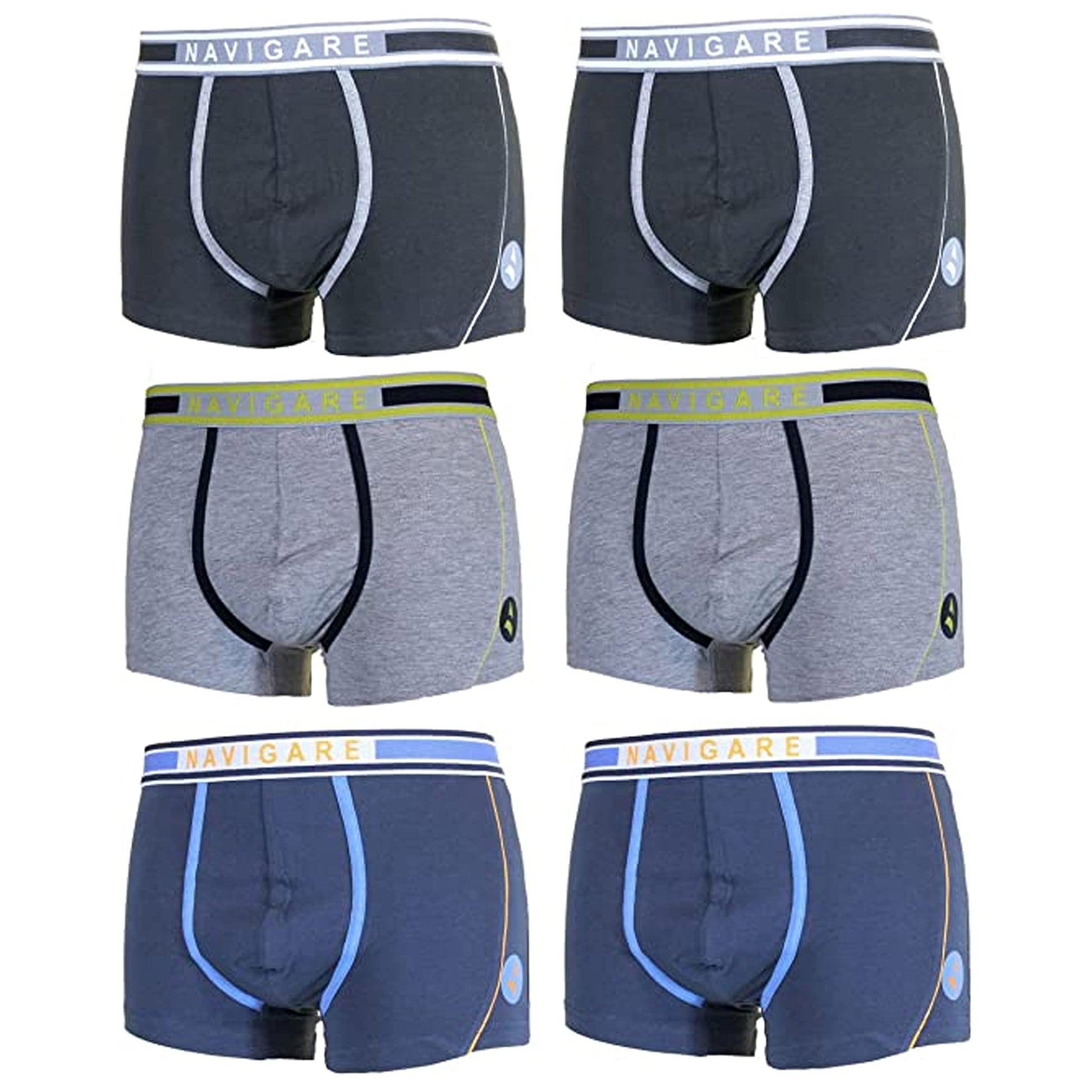 Navigare Boxer (Pacco da 6) Uomo