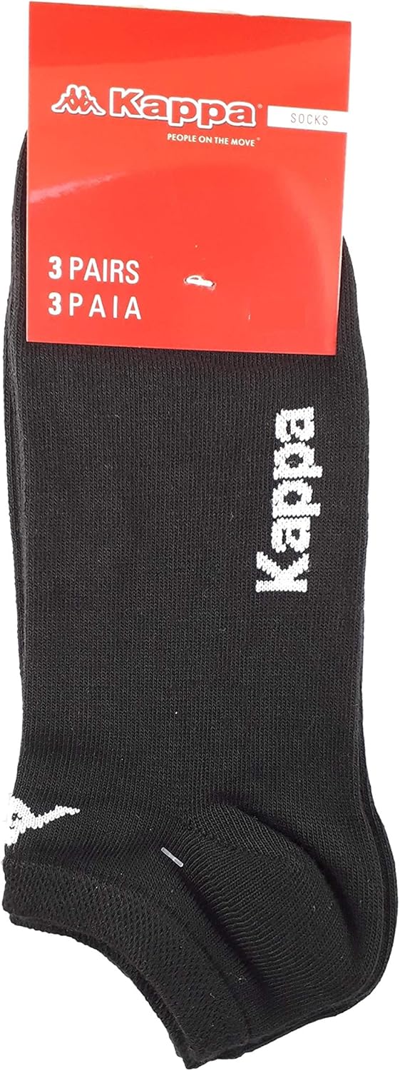 Kappa 6 Paia Calzini Fantasmini in cotone Unisex