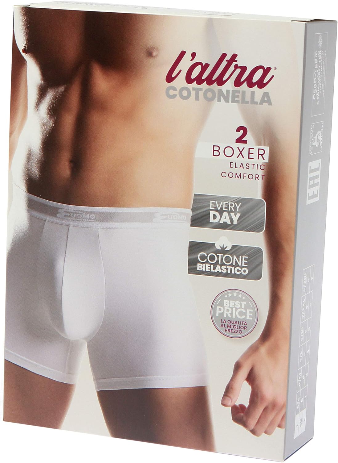 Cotonella - Boxer Uomo 2384/0001 6 Pezzi