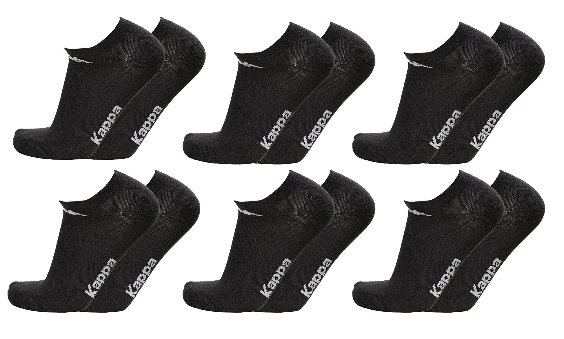 Kappa 6 Paia Calzini Fantasmini in cotone Unisex - Home Shopping Italia 