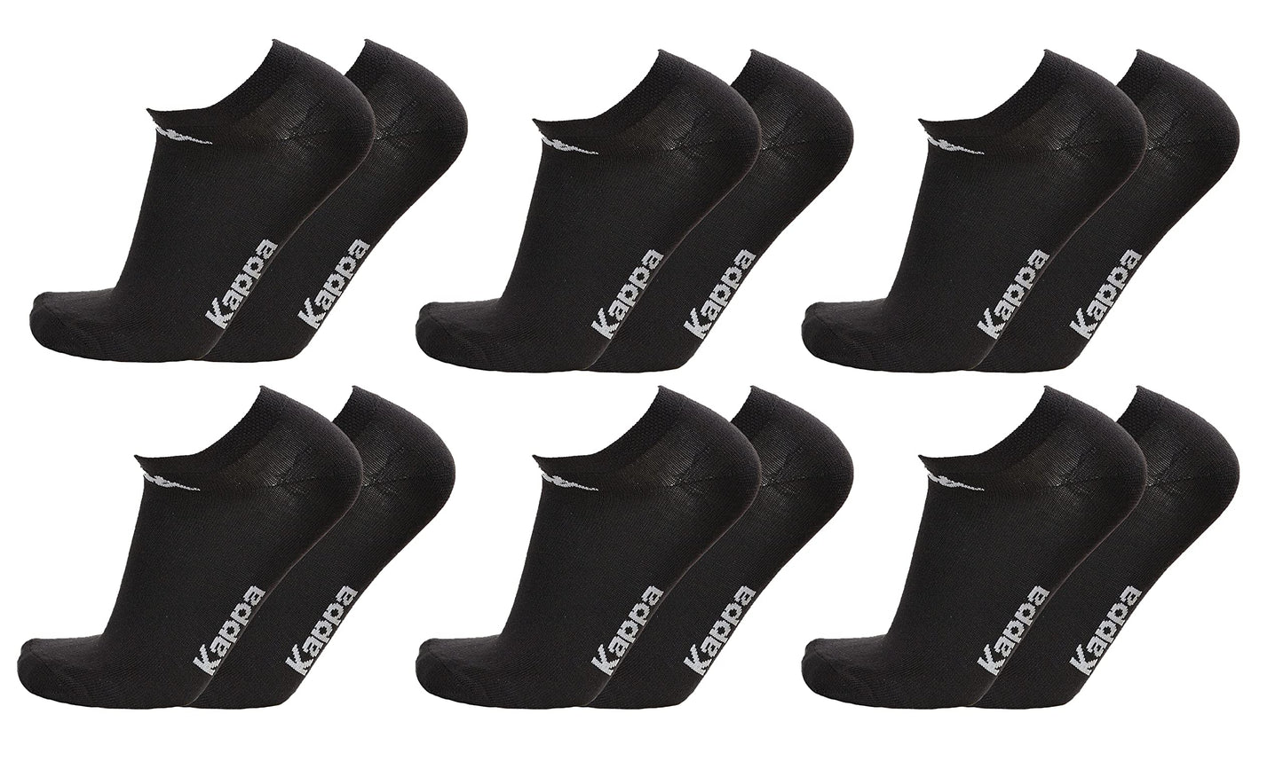 Kappa 6 Paia Calzini Fantasmini in cotone Unisex - Home Shopping Italia 