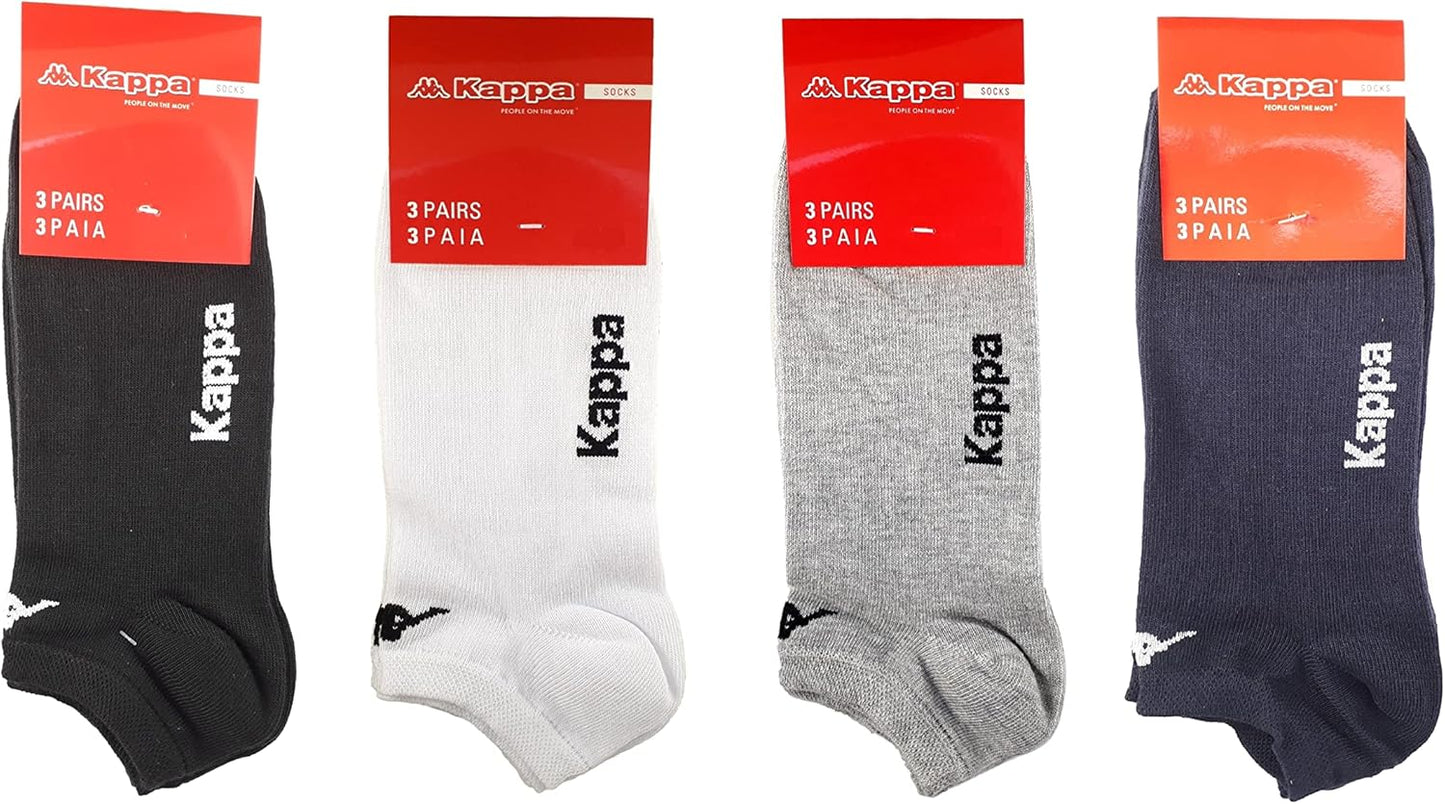 Kappa 6 Paia Calzini Fantasmini in cotone Unisex Home Shopping Italia 
