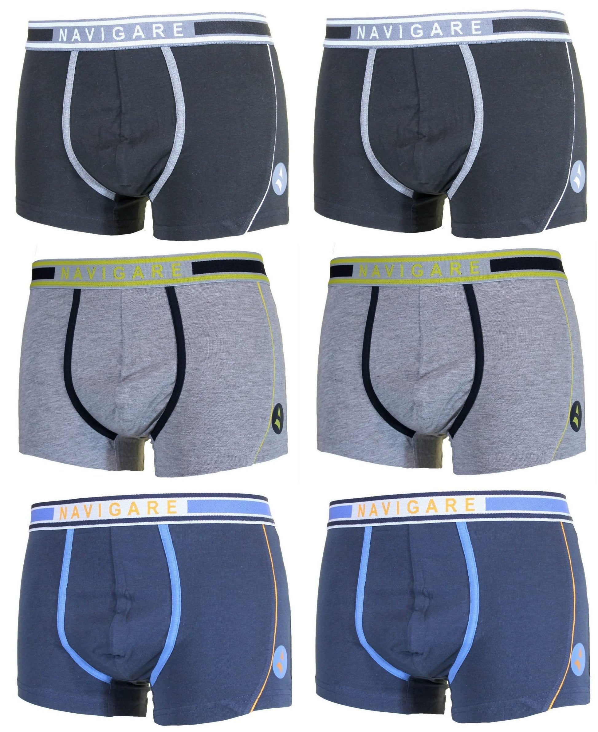 Navigare Boxer (Pacco da 6) Uomo