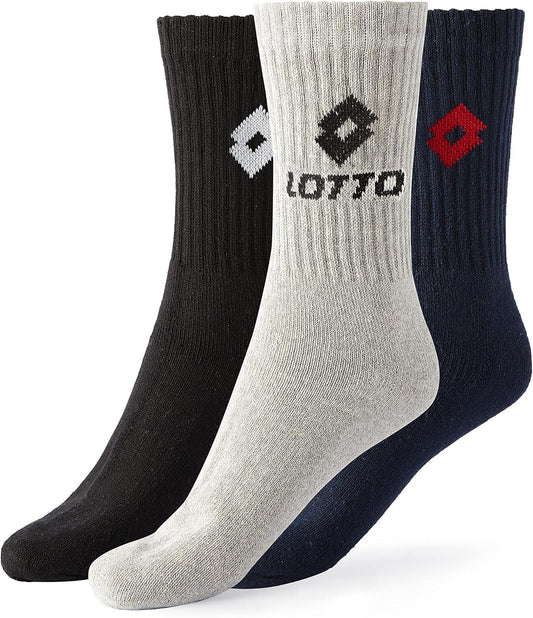 Lotto 12 Paia Calzini Tennis Uomo/Donna in Morbido Cotone traspirante, Certificati OEKO-TEX, Colori Assortiti, 39-42